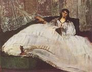 Dame mit Facher Edouard Manet